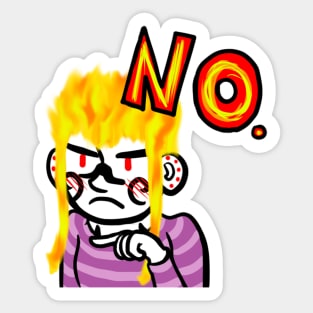 No! Sticker